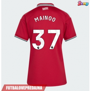 Lacne Ženy Futbalové dres Manchester United Kobbie Mainoo #37 2026-27 Krátky Rukáv - Domáci